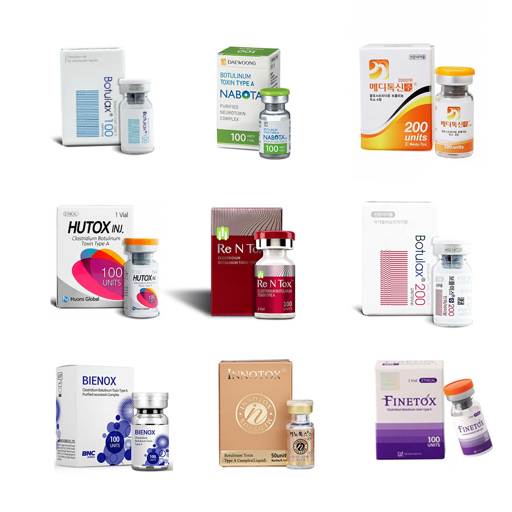 

Beauty Items Innotoxs Botulaxs 100u 150u 200u Type a BTX toxins Nabotas Hutoxs ReNtoxs Meditoxins sculptra