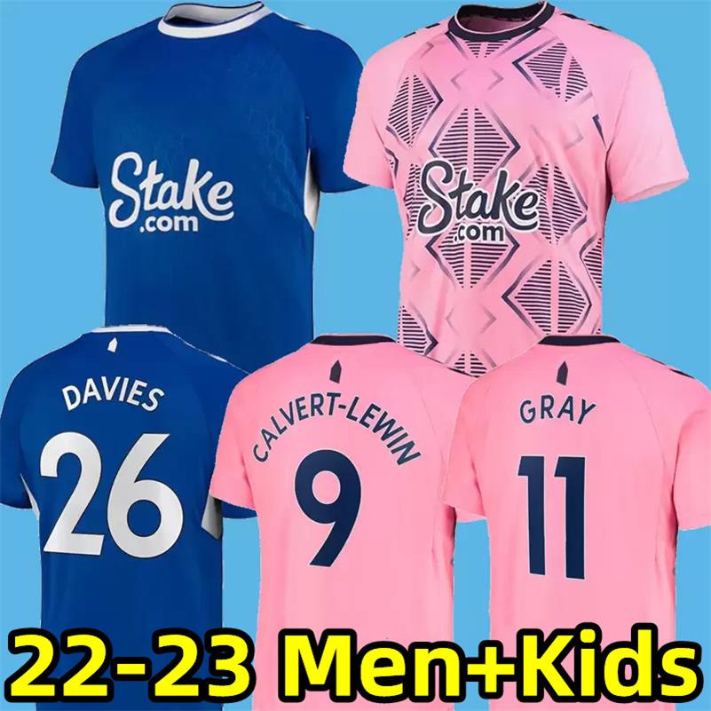 

22 23 Everton soccer Jerseys Toffees 2022 2023 men kids kit DELE GORDON CALVERT LEWIN GRAY TARKOWSKI KEANE ALLAN DOUCOURE DAVIES PATTERSON Godfrey football shirt, 2022 away kids