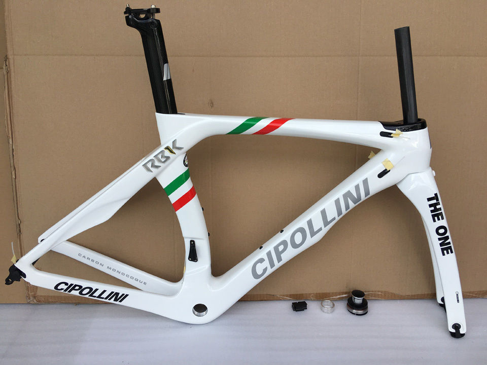 

2021 Carbon Road Frame Cipollini RB1K THE ONE Shiny RB1000 K08 italian flag carbon fiber road bike bicycle frame set, K01 color
