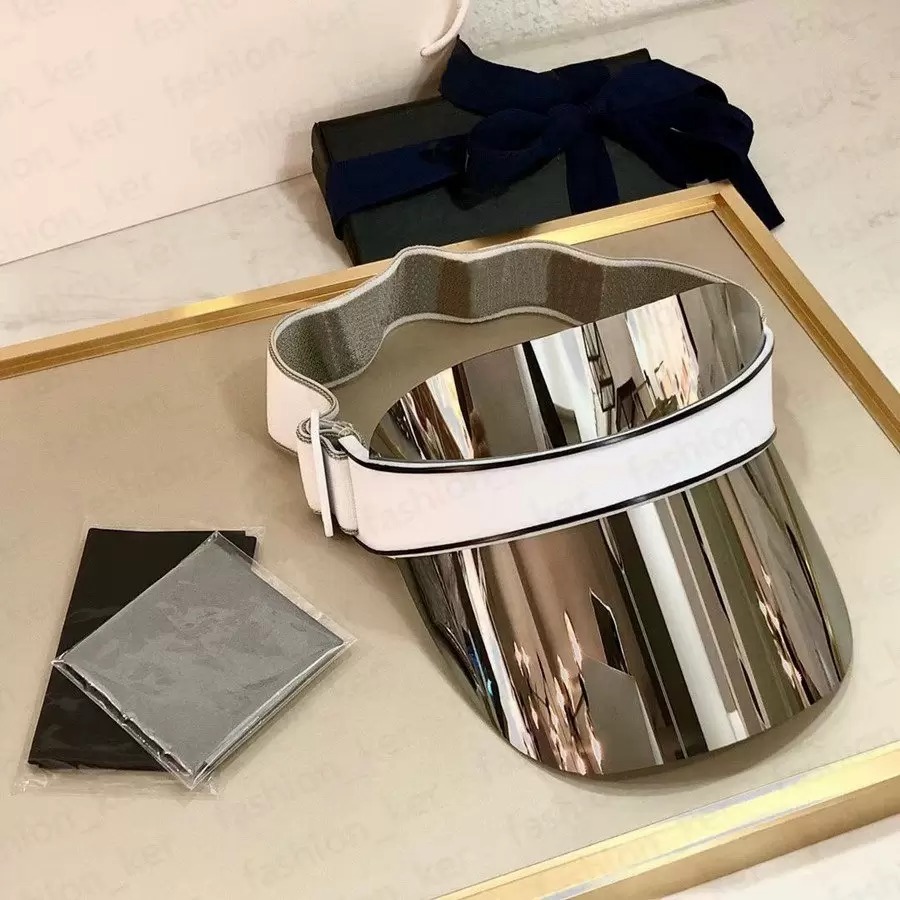 

Luxury designer visors Sun Hat woman Anti Uv Female hats Outdoor Visor Cap fashion full Letter Empty Sunbonnet Caps Casual sunShade Beach Sunhat baseball sport hats, As show