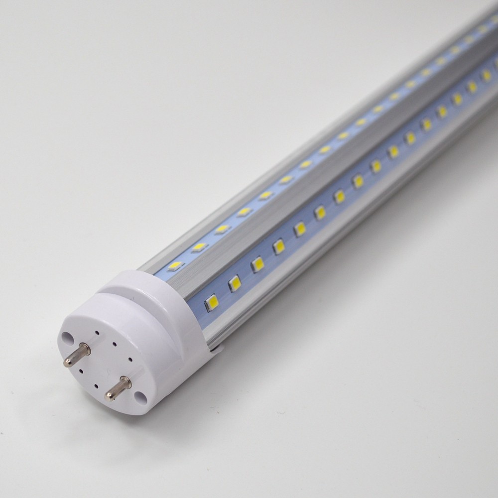 

led tubes 10PCS/Lot 2ft 4ft 5ft 6ft 8ft 600mm 1200mm 1500mm AC85-265V T8 V Shape Warm White/Cold White Indoor Lighting For Wall Lamp Kitchen