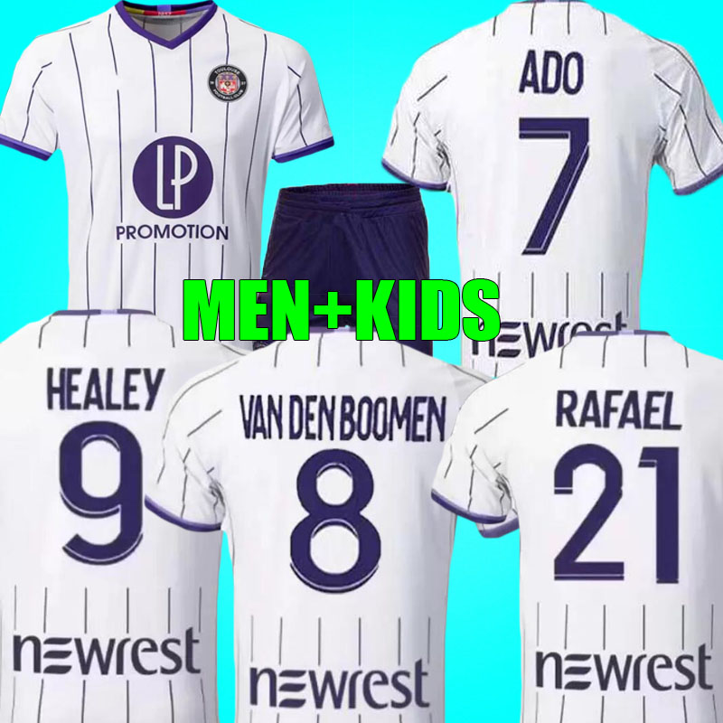 

maillot de foot 2022 2023 FC Toulouse home soccer jerseys 22 23 Branco van den Boomen Bafode Anthony Rouault Brecht Issiaga Sylla Healey men kids kits football shirts