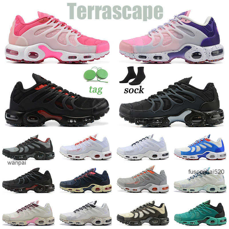 

2022 Terrascape Running Shoes Tn Plus Tns Designer Sneakers Navy and Peachy Hues Outdoor Sail Sea Glass Pearl White Dark Beetr OG designer shoes, 39-46 (9)