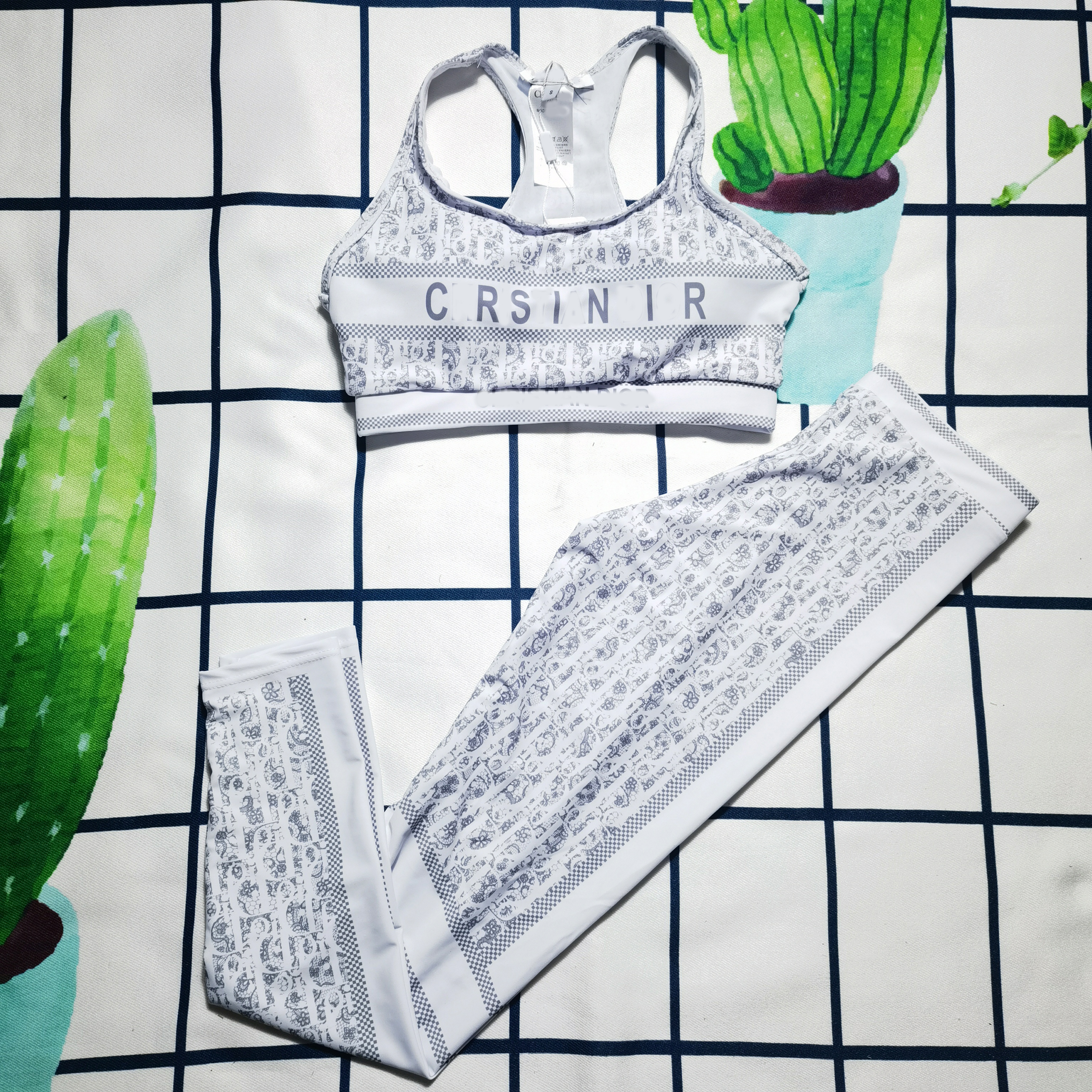 

Women' Tracksuits sports suit summer online celebrity quick-drying sleeveless running fitness suit tight yoga, Multi