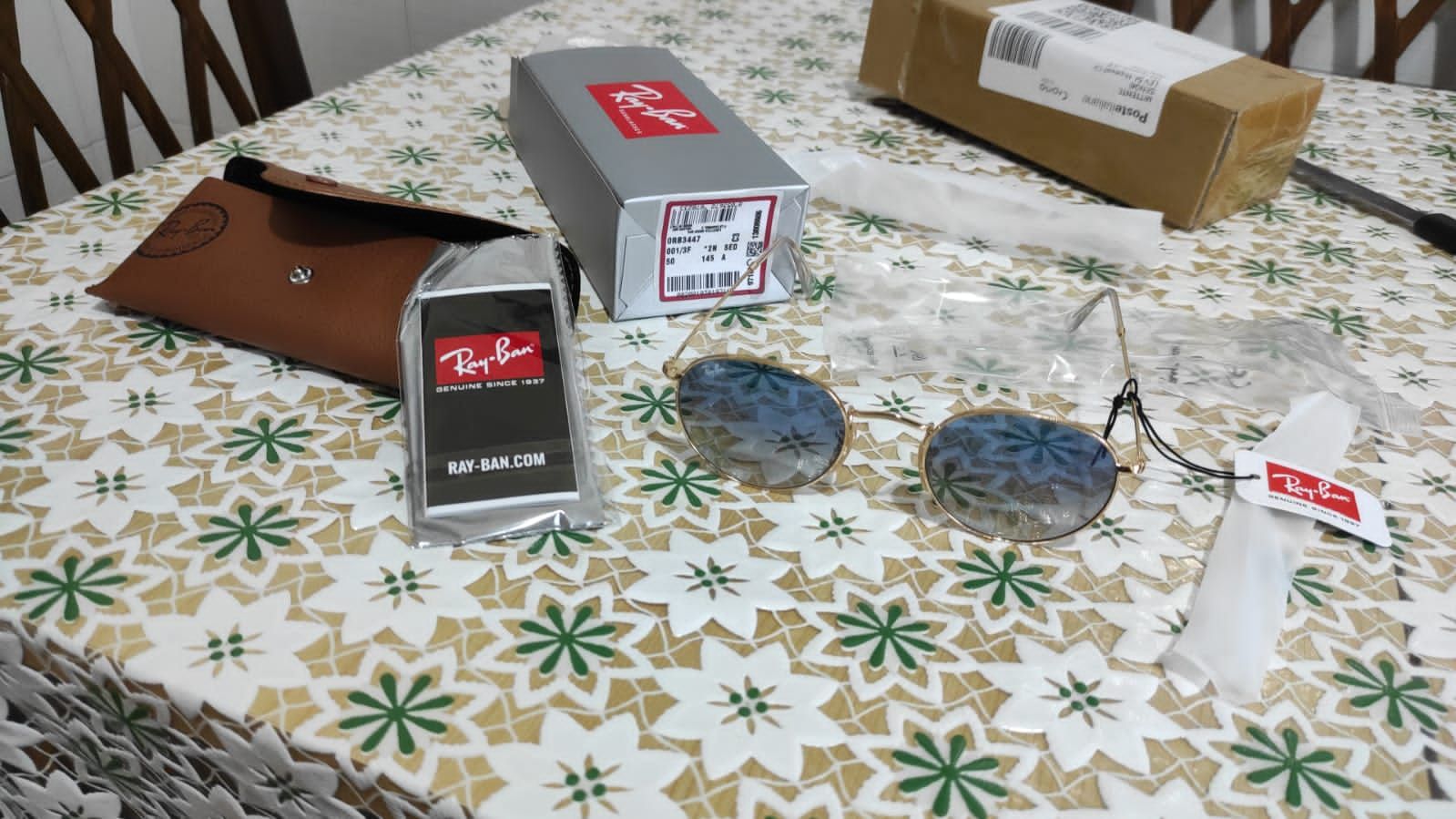 

RB3447 round metal fashion sunglasses luxury designer sunglass womens mens rayban sun glasses aaa quality with top leather case and retail package