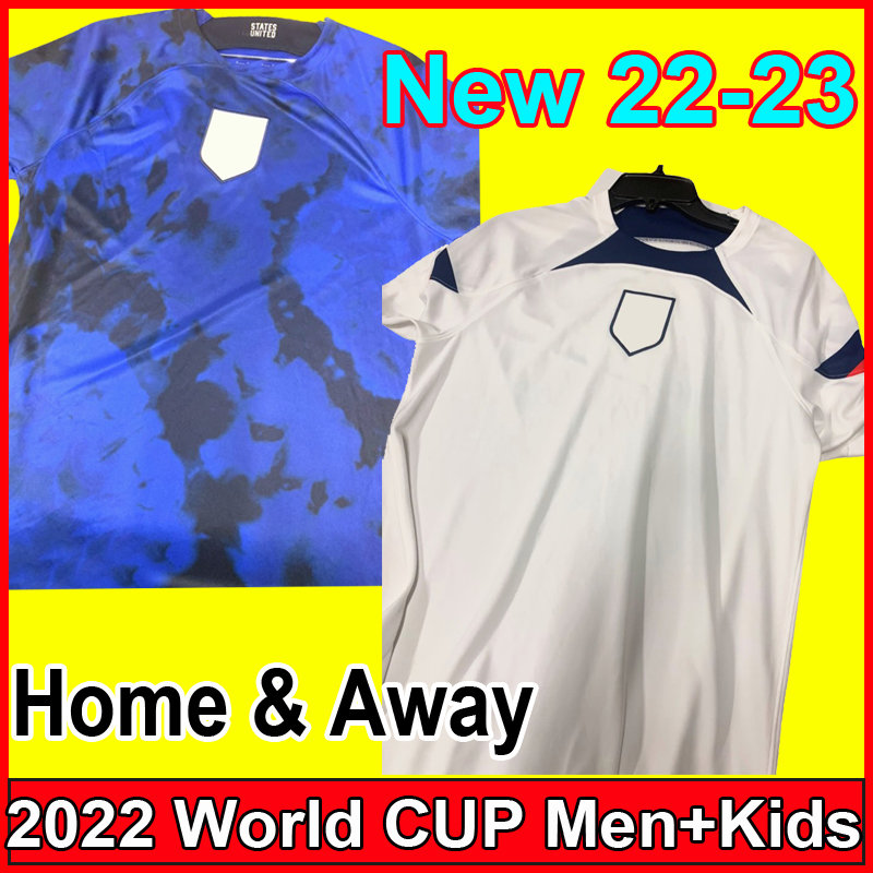 

2022 PULISIC MCKENNIE Soccer Jersey ERTZ ALTIDORE PRESS WOOD MORGAN LLOYD 22 23 America Football Shirt United States Camisetas USAs USMNT LLETGET MEN Kids Uniform, 20 home