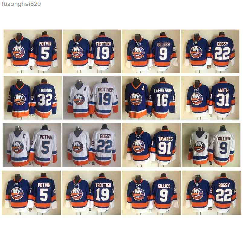 

95 Vintage New York Islanders Jersey Mike Bossy Bryan Trottier Denis Potvin Clark Gillies Billy Smith LaFontaine Thomas CCM Hockey Jerseys nhl' Jerseys, As pic