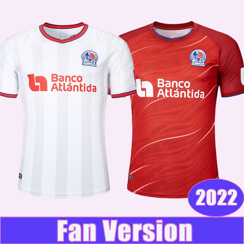 

2022 C.D. Olimpia Mens Soccer Jerseys GARCIA ALVAREZ Home White Away Red Football Shirt Adult Short Sleeve, Qm9590 2022 away no patch