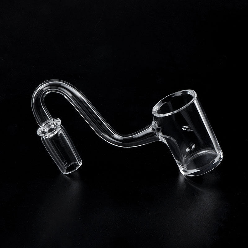 

Full Weld Bent Neck Auto Spinner Smoking Quartz Banger Beveled Edge Nail 10mm 14mm 18mm for Water Bong Glass Pipe Dab Rig