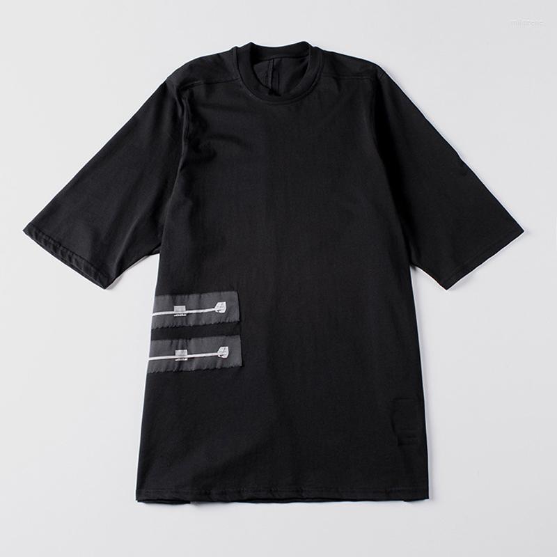 

Men' T-Shirts Hip Hop RO Owens T-shirt Oversized Tee Men' Streetwear T Shirt For Men Y2k Clothing Women' T-shirtMen' Mild22, Black