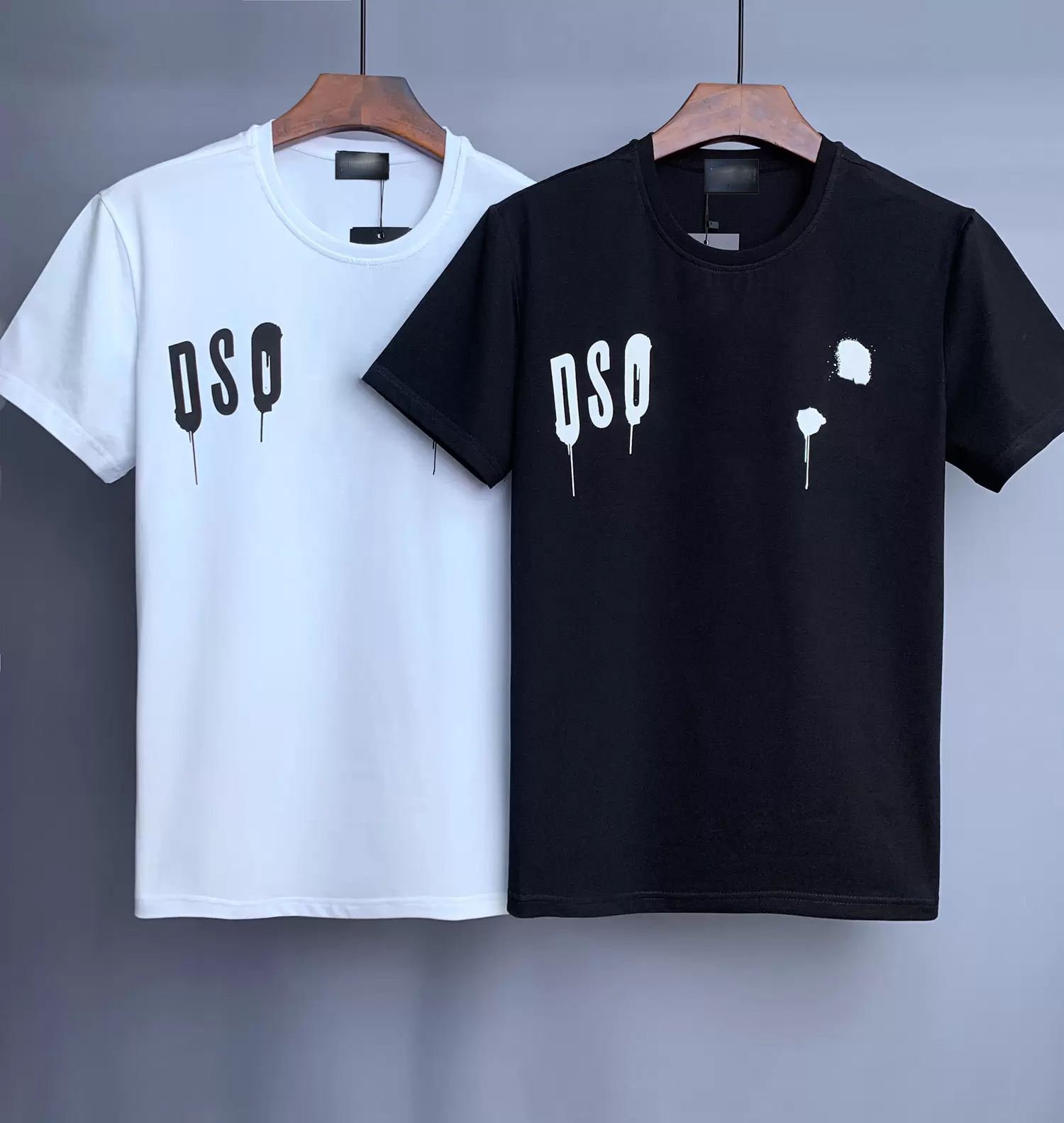

DSQSURY 2022SS New Mens Designer T shirt Paris fashion Tshirts Summer DSQ T-shirt Tees Male Top Quality 100% Cotton Top ST945, Black