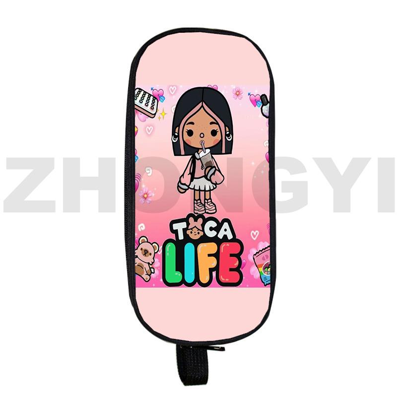 

Cosmetic Bags & Cases Toca Boca 3D Pencil Case Fashion Kawaii Makeup Box Lipstick Bag Life World Children Student Cartoon Preppy Pouch, Toca130