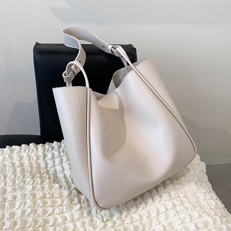 

Evening Bags 2022 Spring And Summer Brand Bag Style Cross-Body Simple One-Shoulder Large Capacity Handbag Tote Pu Women's, Brown