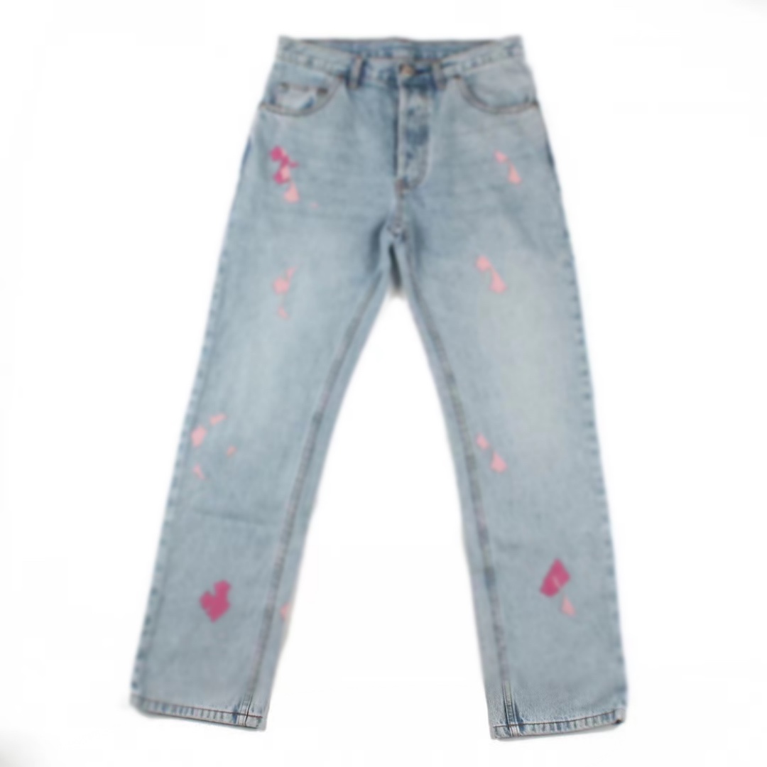 

21ss paris italy skinny jeans Casual Street Fashion Pockets Warm Men Women Couple Outwear free ship 0107, White