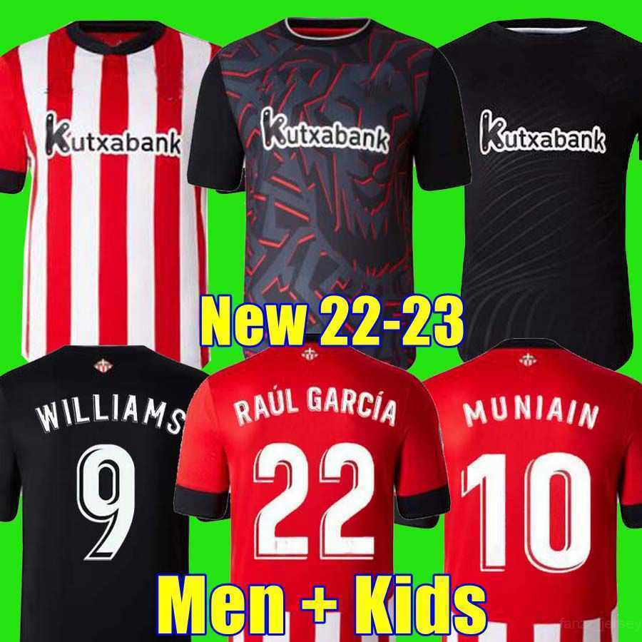 22 23 Club Soccer Jerseys BERENGUER 2022 2023 MUNIAIN Athletic Bilbao WILLIAMS Football shirt RAUL GARCIA VILLALIBRE Jersey Sancet third GK-image-776464047