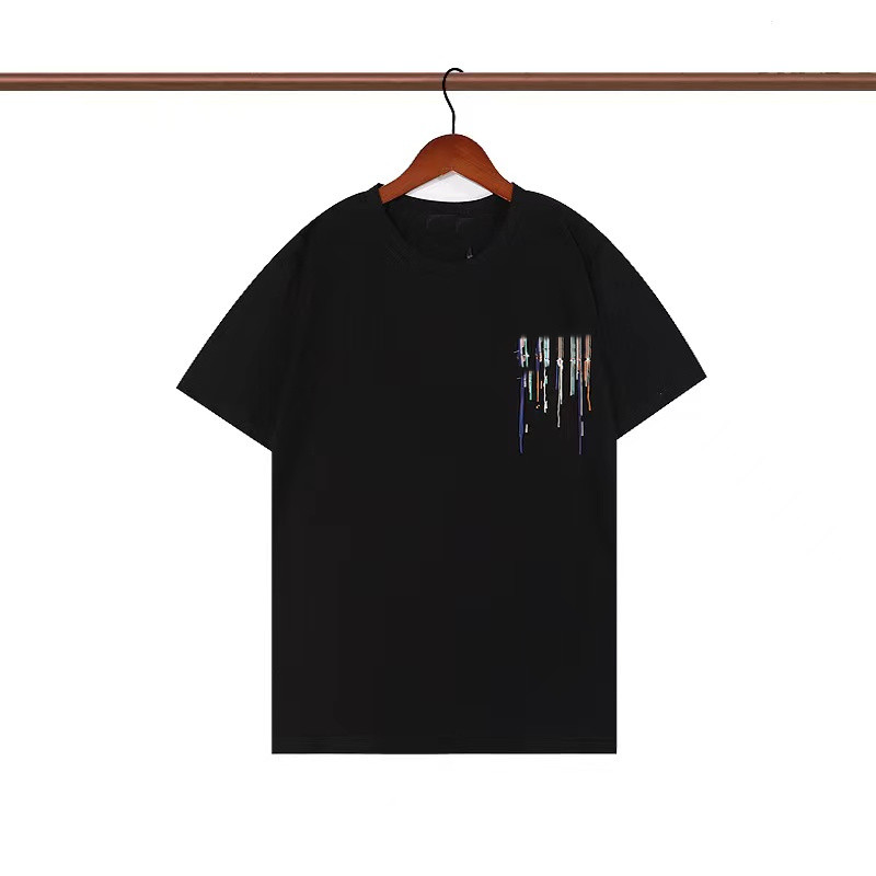 

2022Designer mens T-shirt Palms letter print casual tops tees Angels womens angel t shirt graffiti Clothing spray letter short sleeve summer tide tee, Beige