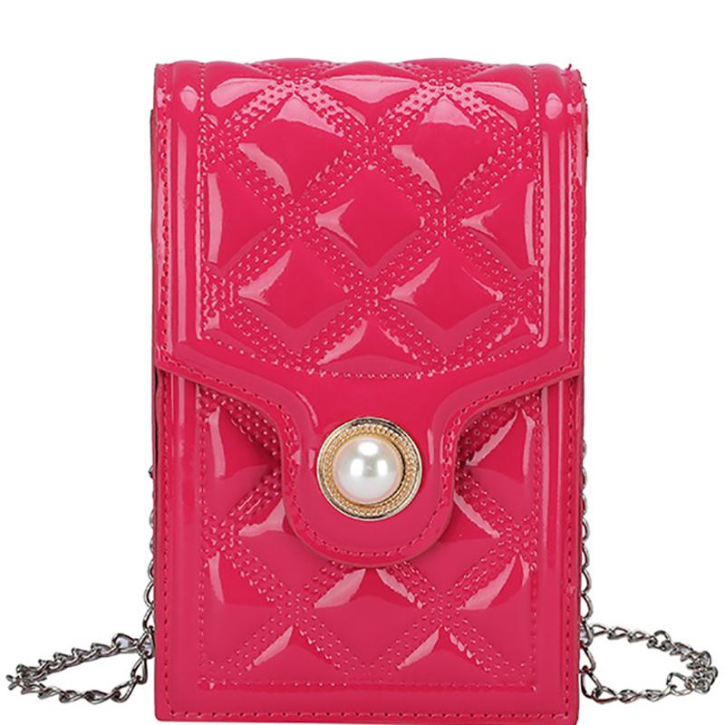 

Evening Bags Women Shoulder Luxury Designer Purse Lingge Chain Mobile Phone Bag For Ladies Female Fashion Pearl Buckle Crossbody FlapsEvenin, 50 pcs choose this