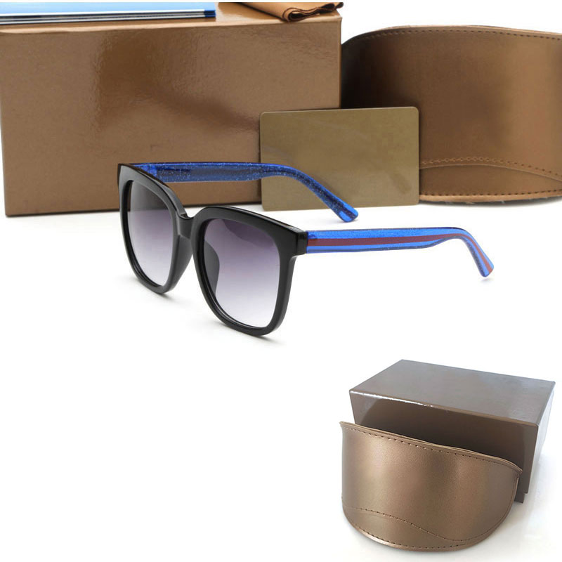 

High Quality Womans Sunglasses Luxury Mens Sun glasses UV Protection men Designer eyeglass Gradient Metal hinge Fashion women spectacles 0034 with Original boxs