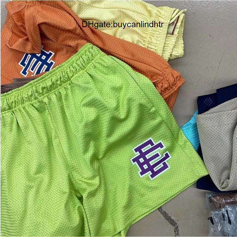 

Fashion Ee Brand Eric Emanuel Basic Shorts Men's Short Fitness Exercise Breathable Mesh Jogger Sports Pants Summer Gym Workout Casual 3G9L