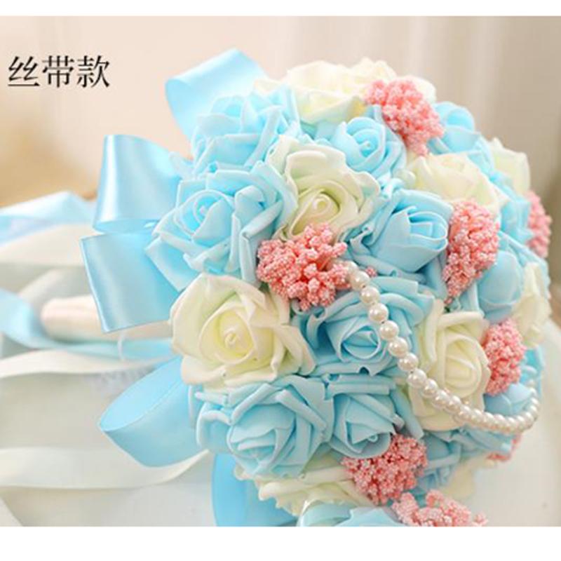 

Wedding Flowers Bridesmaid Decorations Foamflowers Rose Bridal Bouquet Romantic BouquetWedding