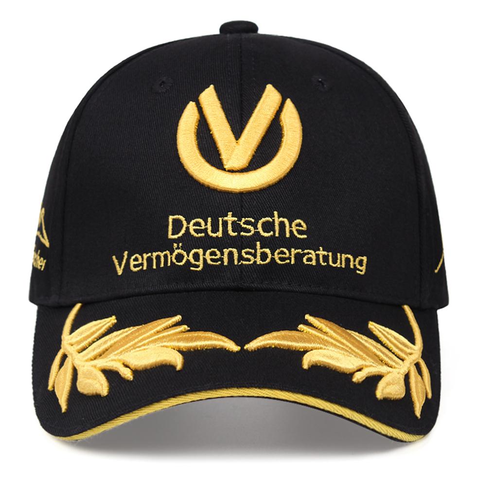 

Fashion Men Racing Cap Women's Baseball Caps F1 Moto Gp Driver Cap Schumacher Signature F1 Formula One Brand Hats329D, Rosso