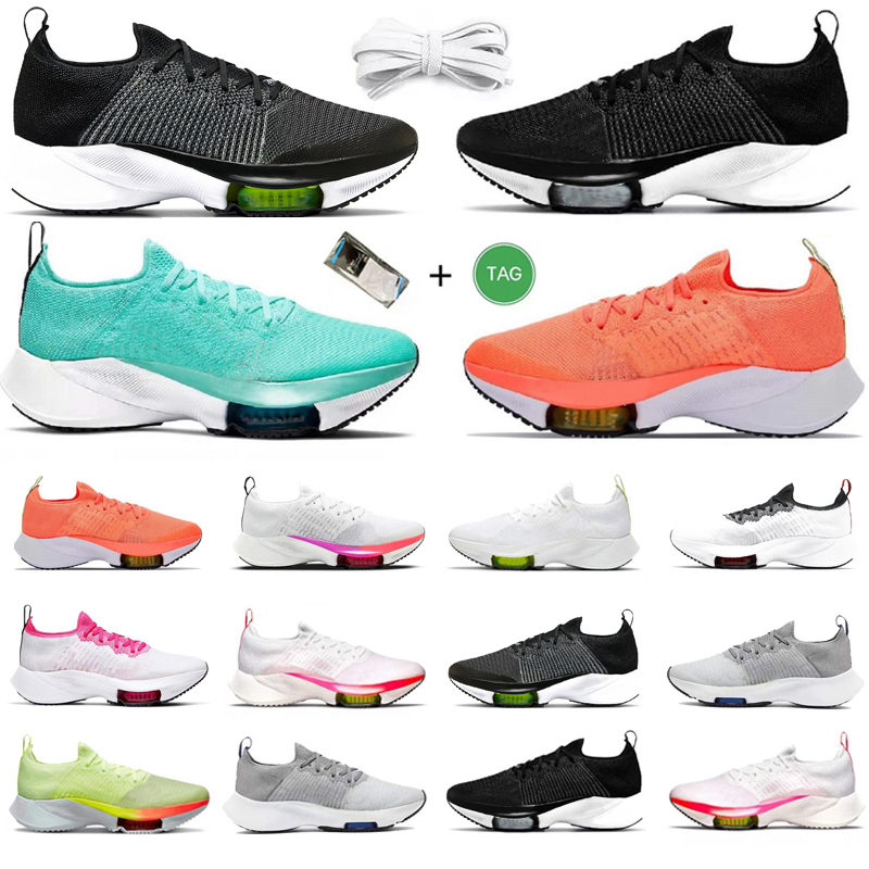 

Zoom Tempo NEXT% Fly Knit Men Running Shoes Sneakers Black White Pink Barely Volt University Red Grey Blue Hyper Violet Turquoise Platform Women Men Sports Shoe, Color#6