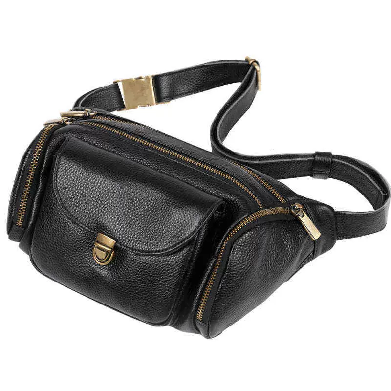 

Wallets Waist Men's Mobile Phone Chaoren Leather Korean Waist Bag