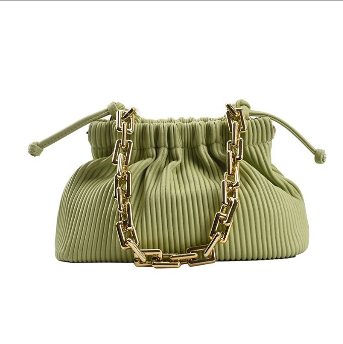 

Women Fold Armpit Bags Thick Chain Shoulder Bags Ladies Messenge Dumpling Cloud Underarm Pleated Pouch Tote Handbags For girls Wallets, 29cm-16cm-13cm