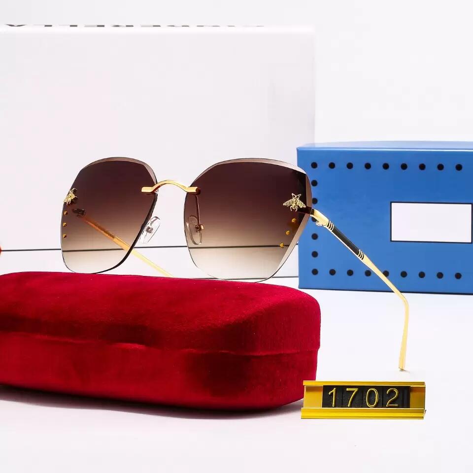 

New style Women Mens Designers Sunglasses bee Fashion Glasses Luxury Designers UV Proof High Quality Wholesale Price 1702