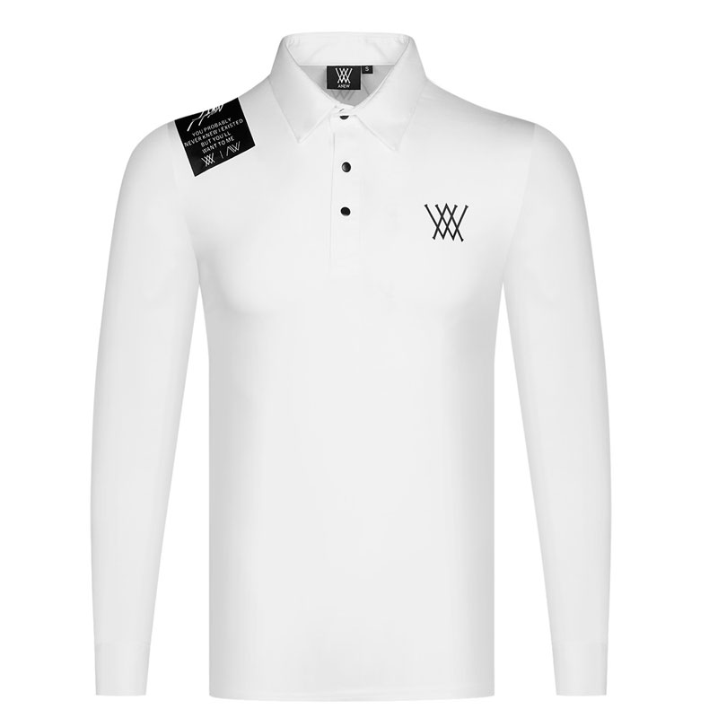 

Spring Autumn Men Clothing New Long Sleeve Golf T-Shirts ANEW Outdoor Sports Polos Shirt, Royal blue