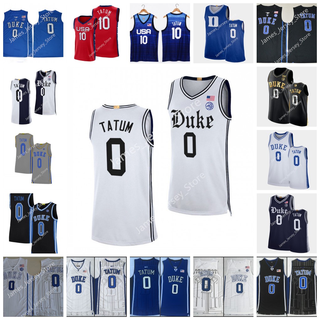 

0 Jayson Tatum Jersey 2022 NCAA Duke Blue Devils Stitched DukeBlue Devil College Basketball Wears Tatum Jerseys JaysonTatum Wear