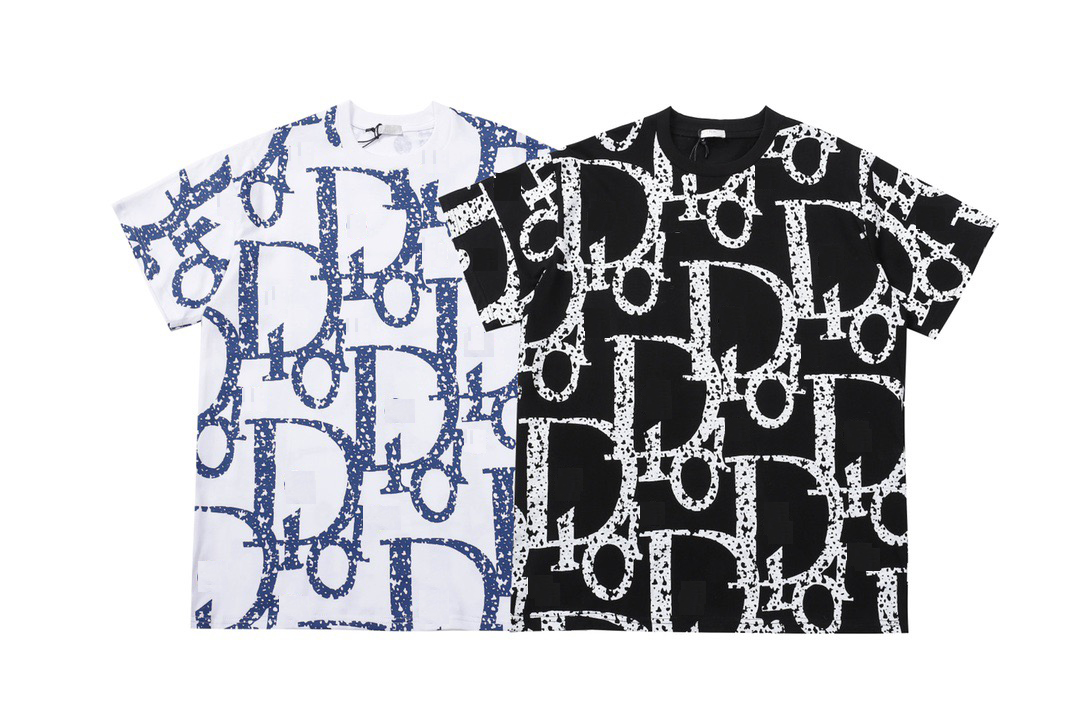 

21ss Designer Tide T Shirts Chest Letter Laminated Print Short Sleeve High Street Loose Oversize Casual T-shirt 100% Pure Cotton Tops for Men and Women99, White