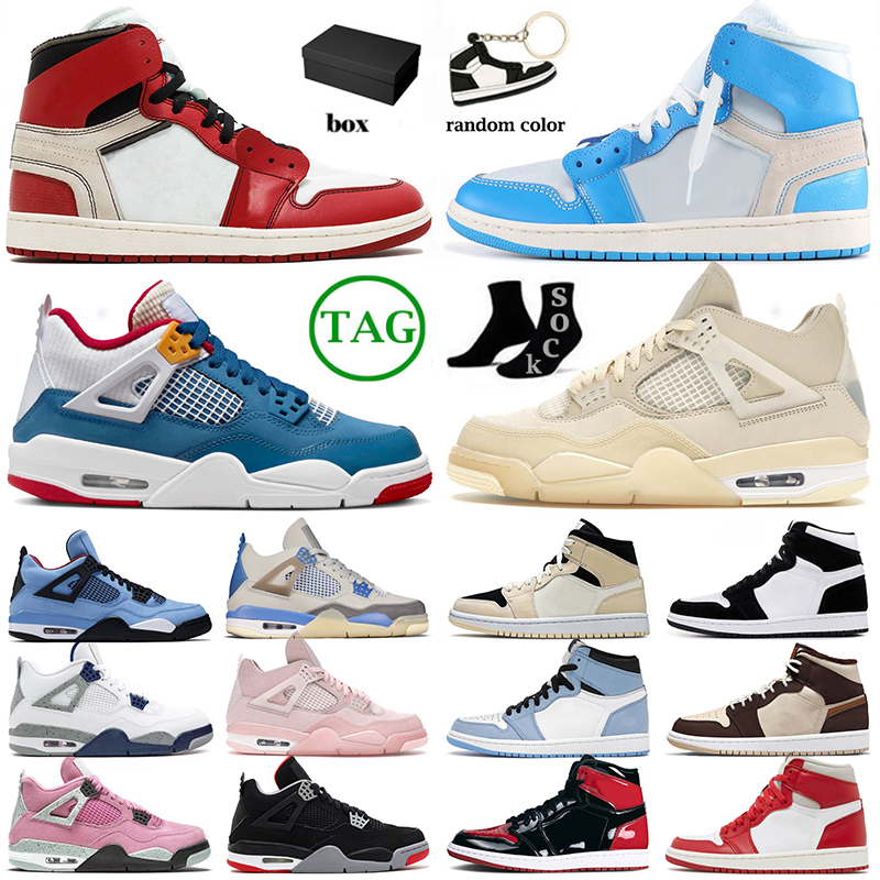 

Jumpman 1 4 Men Women Basketball Shoes J4 4s High Messy Room Offs White Military Black Cat Cactus Jack University Blue 1s Mid Dutch Green Sneakers Trainers Big Size 13, 36-47 union taupe haze