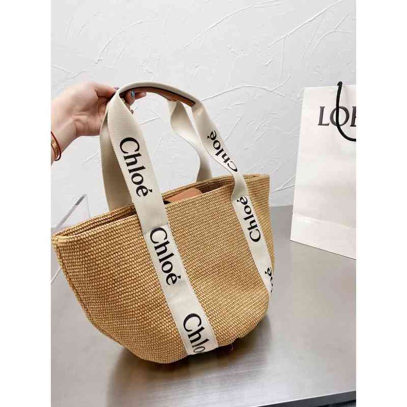 

Bag 2022 Designer Bags Woody Choles Embroidery Tote Shopping Bag Luxury Cholesss Underarm Handbags Straw Woven Handbag Beach Vacation Classical Bag 6o01