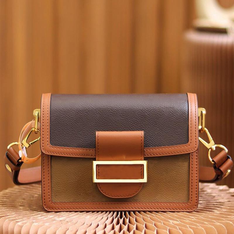 2022 Nouvelle Mode Totes Designer Sac À Main Femmes Sac À Bandoulière En Cuir Véritable Lettre Gaufrage En Cuir Double Couleur Designers Sacs Sac