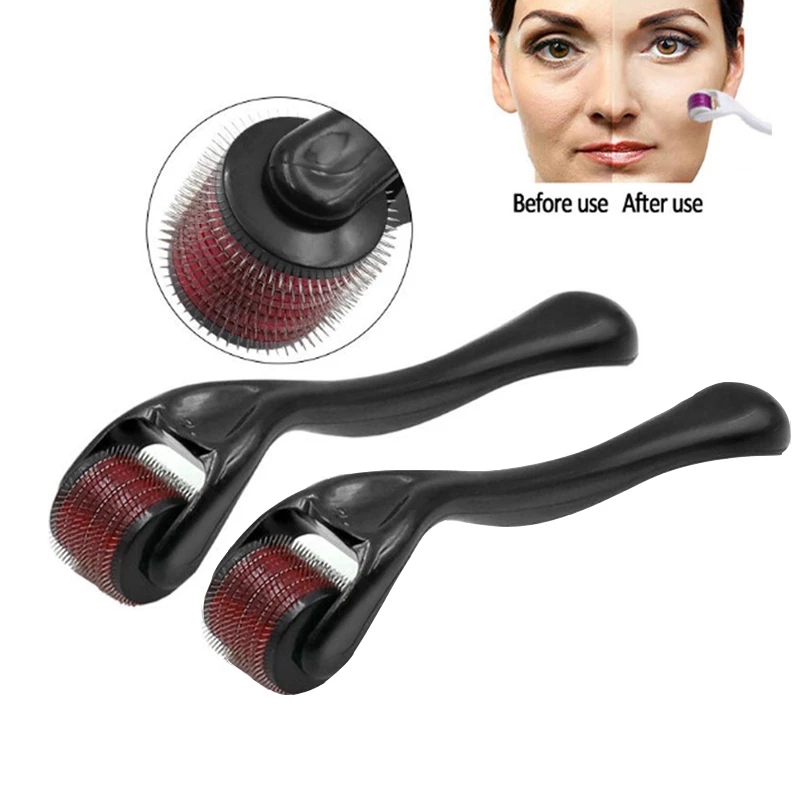 540 derma roller pure microneedling0.2/0.25/0.3mm Length titanium dermoroller microniddle roller for face skin care Anti Hair Loss treatment Hair-image-762081585