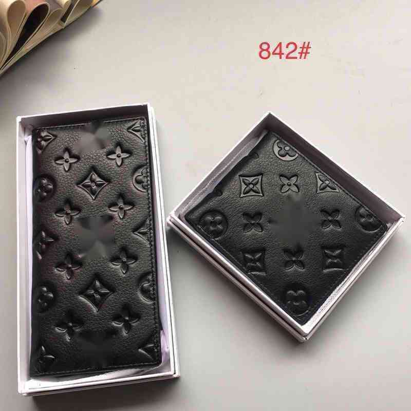 

Luxury design M62901 842 short wallet men women's pocket wallet Real Leather zipper card pack MULTIPLE SLENDER coin Purse AMERIGO MARCO Clutch NEO Pouches