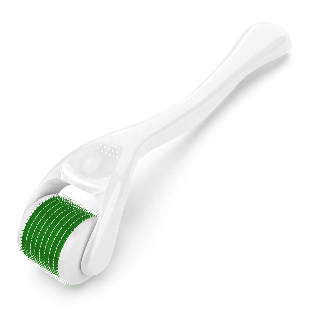 

DRS540 Derma Roller Microneedle (green roller+white handle)