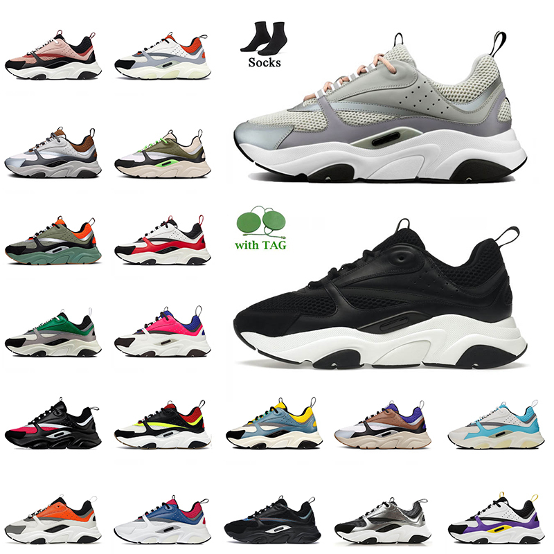

Luxury B22s Women Mens Fashion Platform Casual Running Shoes Canvas Calfskin Patchwork Sneakers Orange Olive Black White Yellow Red Jogging Trainers, C46 olive blue 36-47