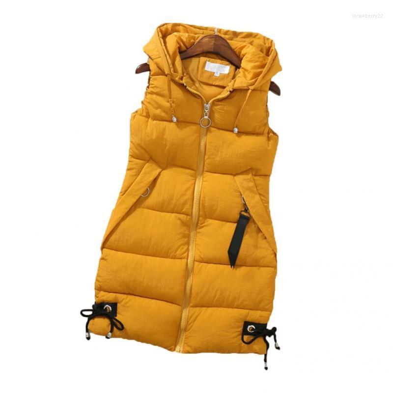 

Women's Vests Female Casual Korean Style Drawstring Vest Lady Waistcoat Solid Color For Party Stra22, Beige