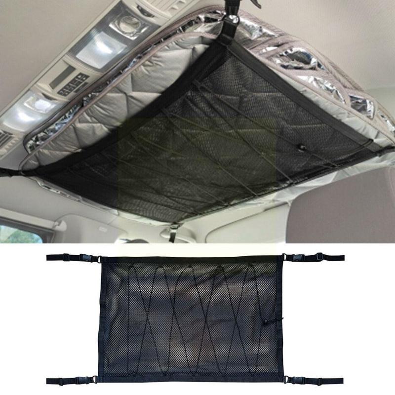 

Car Organizer Roof Storage Net Suspended Line Bag Hanging Sundries K9D0