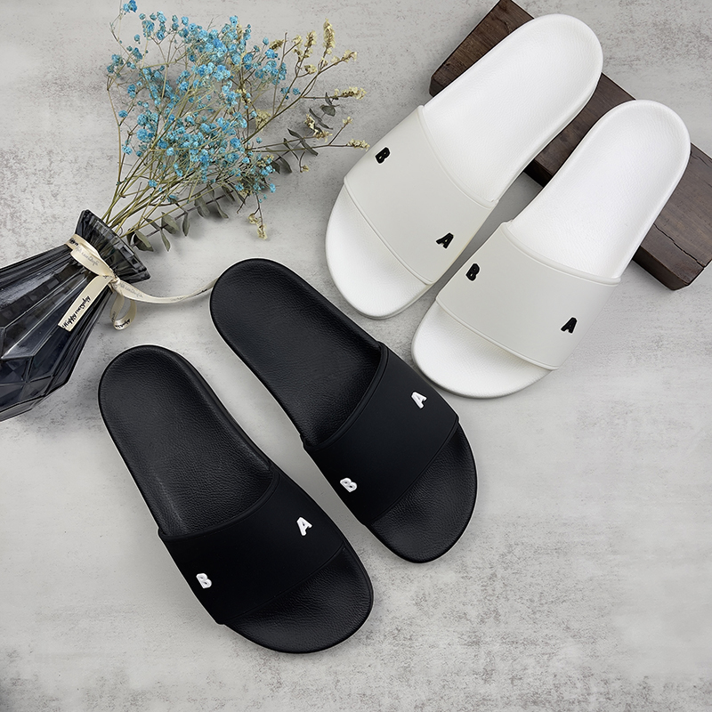 

2022 Top Quality Mens Womens Summer Rubber Slippers Sandals Beach Slide Fashion Scuffs Slipper Font Indoor Shoes Size 36-46