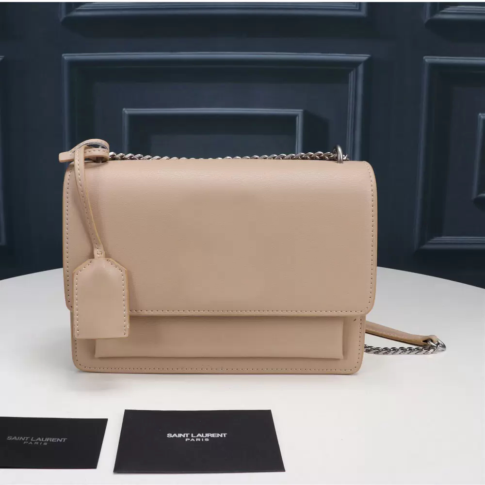 Top Quality Luxury Designer Sunset Bag Classic Latest Color Woman Shoulder Chain Handbag Toothpick Pattern Leather Woman Cross Body Bags 442906