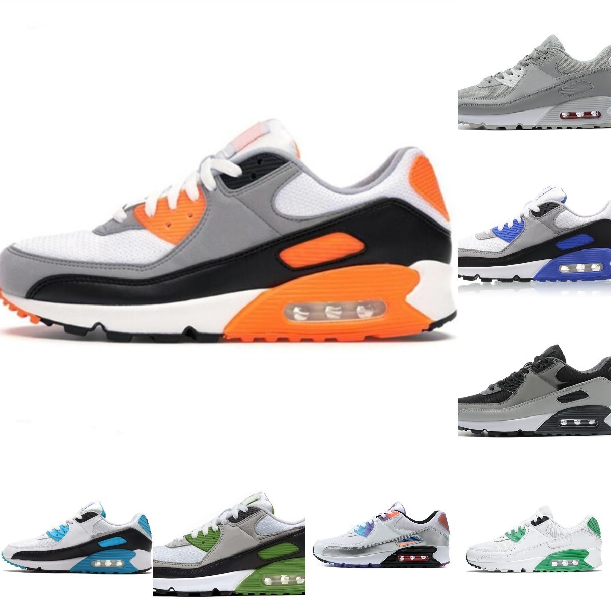 

Designer Classic Men Running Sports Shoes 90 Triple White Black Red Wolf Grey Polka Dot Infrared Total Airs Orange Laser Blue Hyper Grape Royal Women Trainer Sneakers, Please contact us