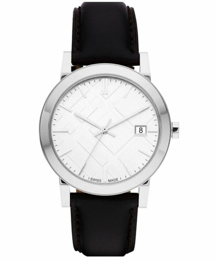 

Men's The City Swiss Smooth Brown Leather 38mm Watch size 38mm, Other