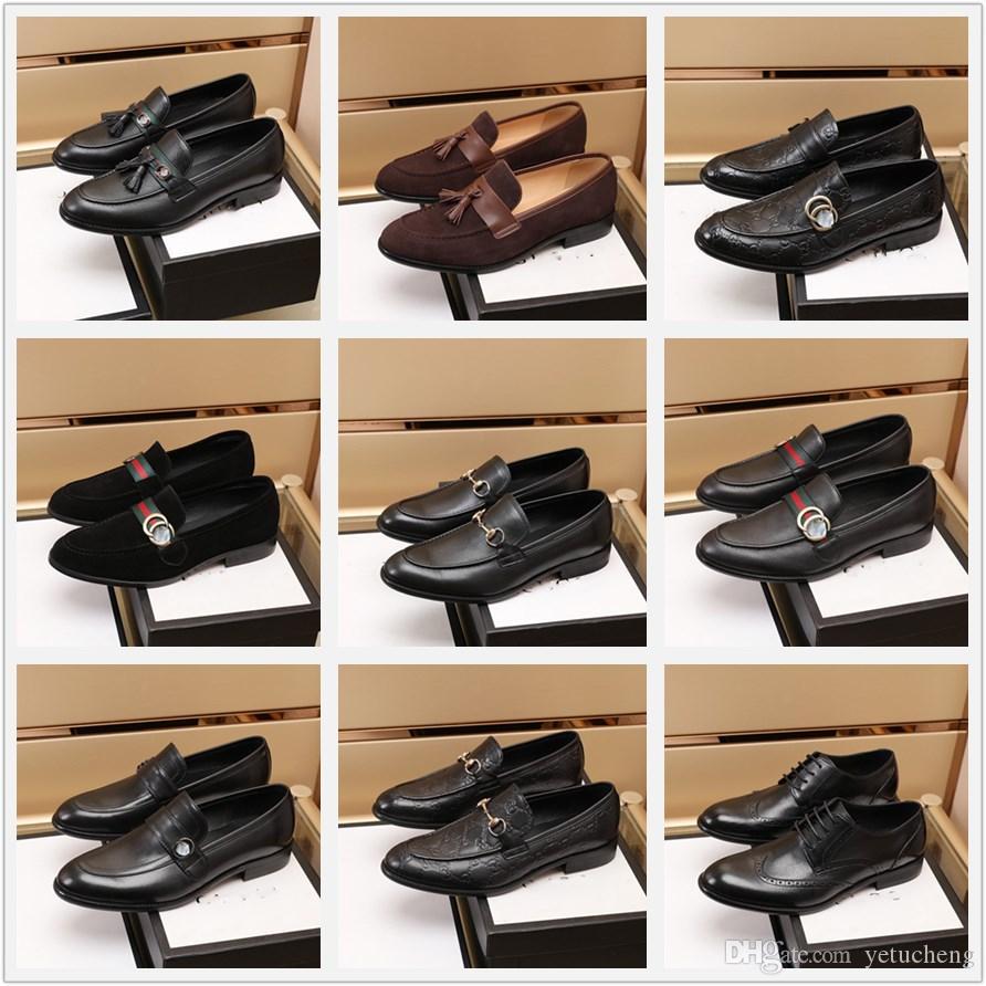 

CQ 2022 Luxurious MEN's Double Monk Strap Loafers Genuine Leather Brown Green MENs Casual DESIGNER Dress SHOES Slip On Wedding MEN SHOE A2, #04