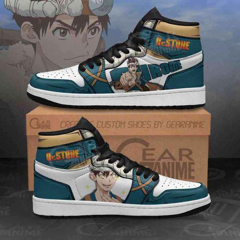 

Chrome Sneakers . Stone Custom Anime Shoes, Others