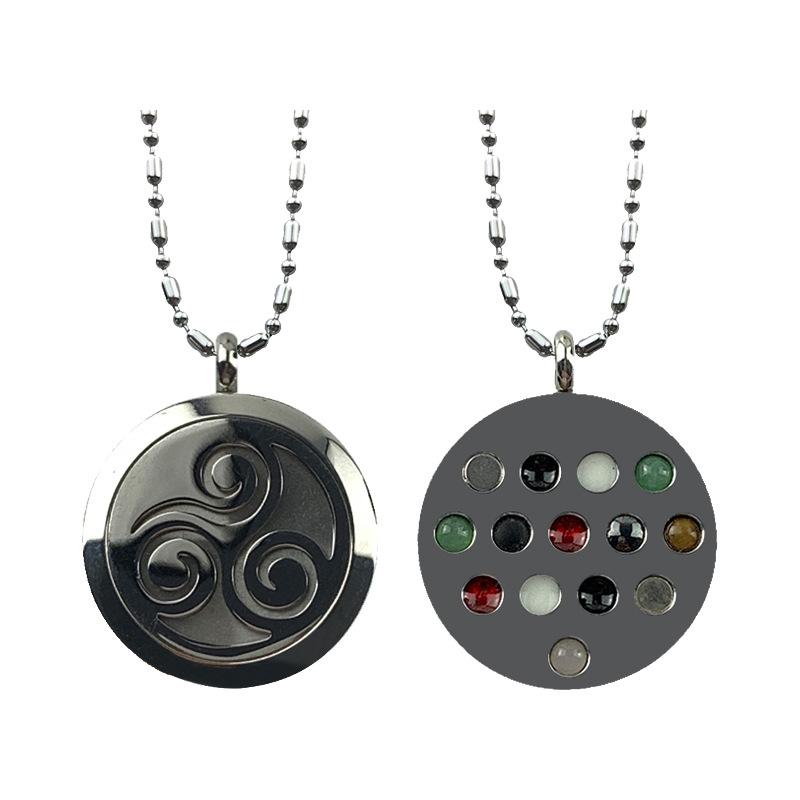 

Pendant Necklaces Stainless Steel Quantum Science Scalar Energy Necklace For Men Woman Health Charms Jewelry