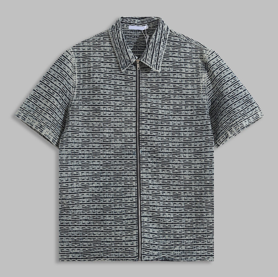 

Men's Plus Tees & Polos Round neck embroidered and printed polar style summer wear with street pure cotton e2e