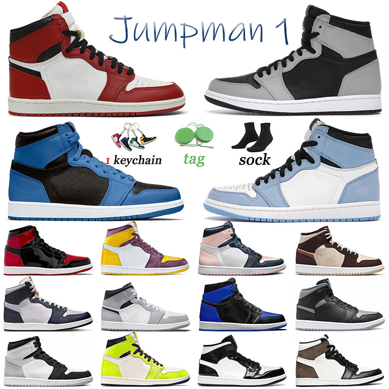 

Chicago Reimagined 1s Basketballs Shoes Jumpman 1 Men Trainers Designer Sneakers Patent Bred Stage Haze Women Sports Shadow Grey Camo Cream Dark Chocolate US 12, 36-46 shadow 2